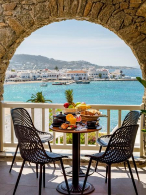 Yalos Hotel Sunset view Mykonos town private rooms